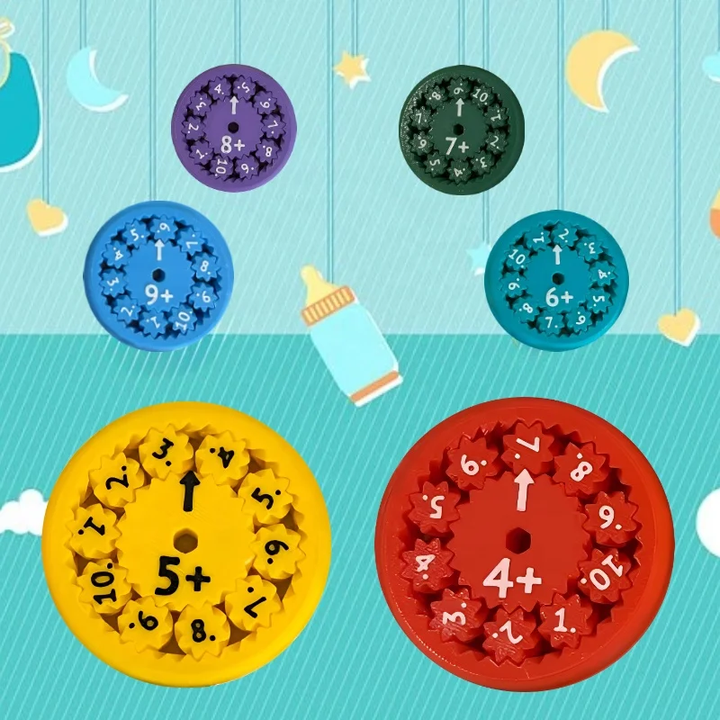 Multiplication Math Fidget Spinners 9Pcs Set Math Fidget Spinners Learning Math Counting Toys