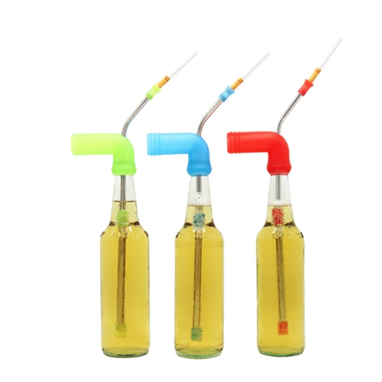 LPT  Wholesale Christmas  Bottle Beer Snorkel  Drinking Tool Supplies Play Wine Dispenser with Families Outdoor