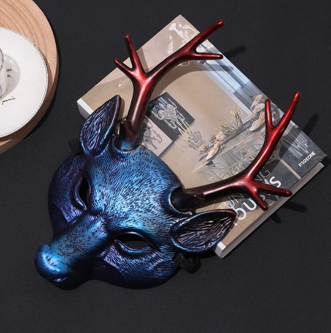 Cartoon Party Animal Mask Kids Costumes Antelope Dragon Masks Halloween Carnival Performances Props And Toys