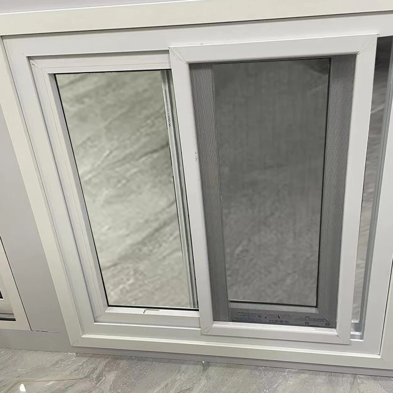 Roller Galvanized Drawer Boxes Clear Pvc Upvc Sliding Window