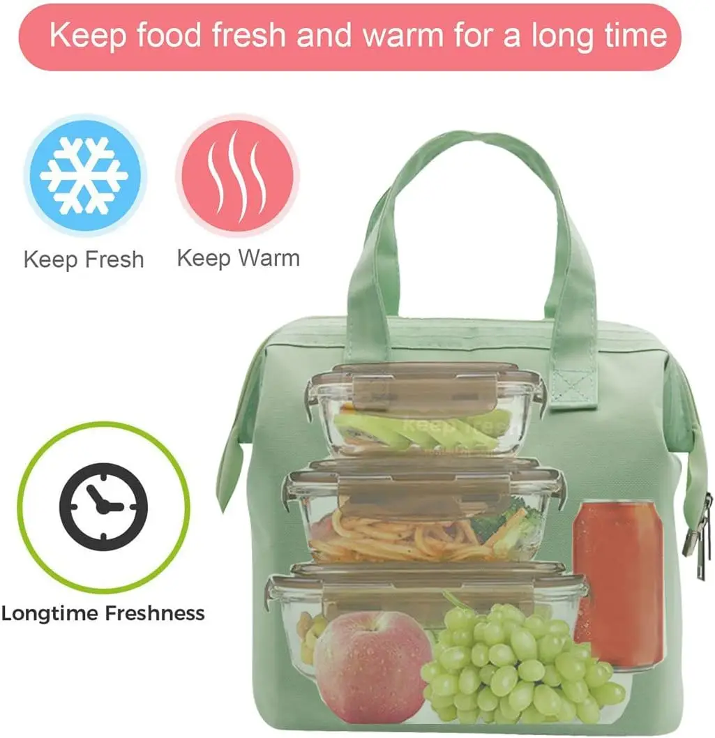 Simple New Fashion Lunch Cooler Bag Thermal Lunch Tote Bag Lunch Bag Insulated