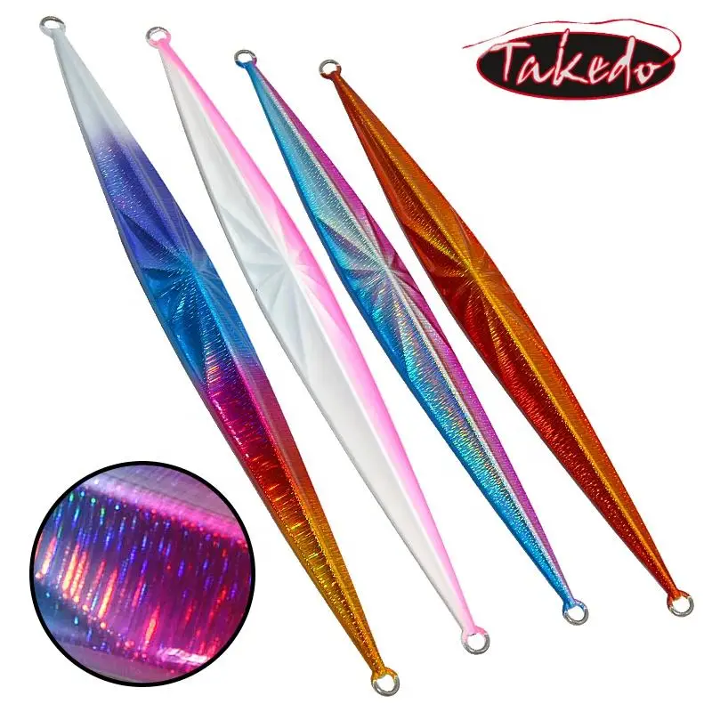 TAKEDO JY31 400g 27.5cm  Lead Metal Jig Deep Sea Fast Sinking Speed Fall Bait Luminous Slow Jigging Fishing Lures