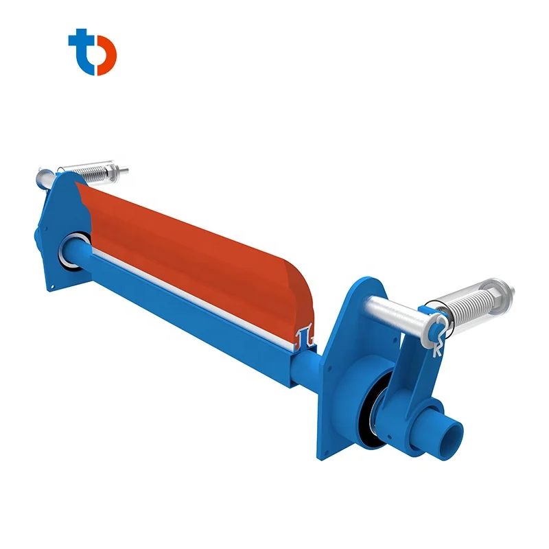 Abrasion resistant polyurethane conveyor belt scraper blade for cleaning rubber conveyor belt