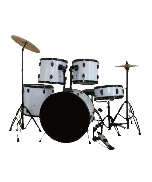 5 PCS Popular Percussion Jazz Drum Kit Acoustic Drum Set for Adult