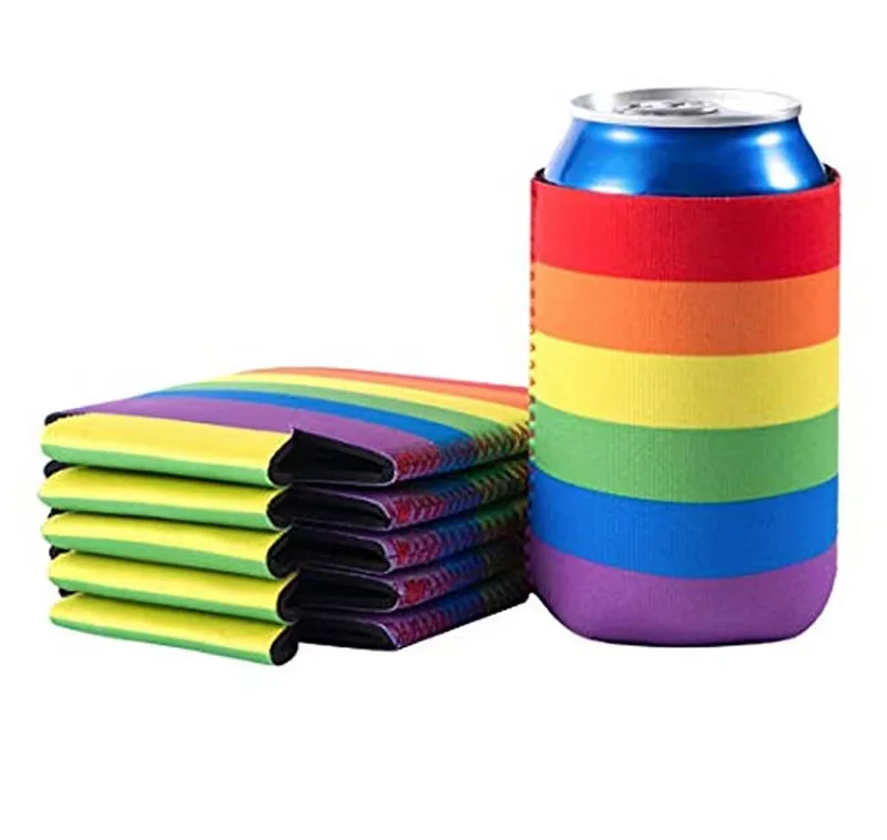 Neoprene Can Cooler Koozy Custom Logo Sublimation Beer Bottle Sleeve Stubby Holder Insulated Coozies