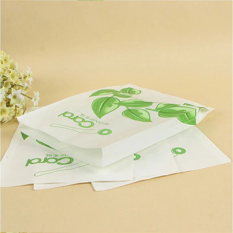 One-time baked goods bag type oil-proof sushi grilled chicken takeaway bag manufacturer