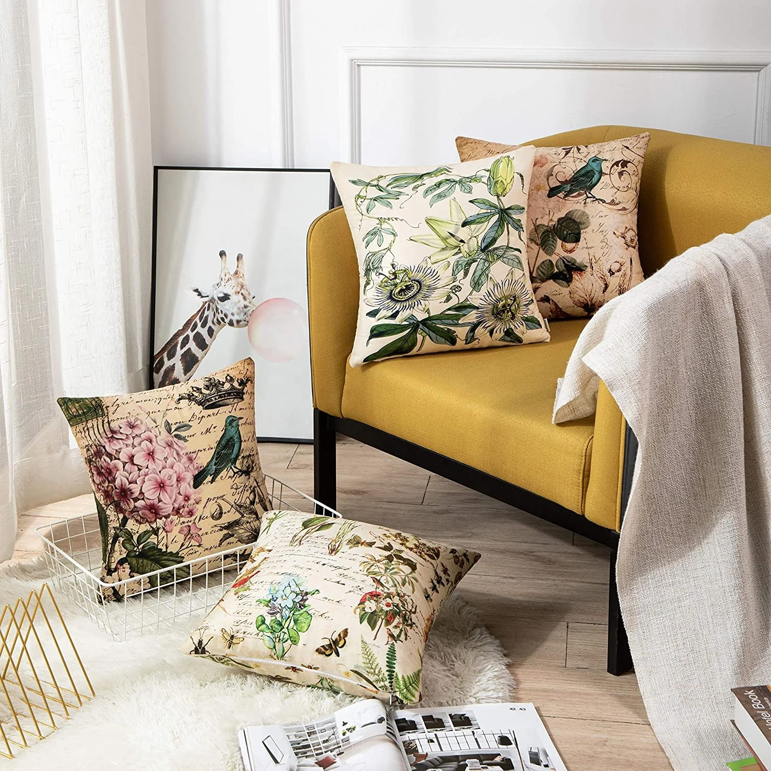 Высококачественная декоративная напольная подушка для поддержки спины