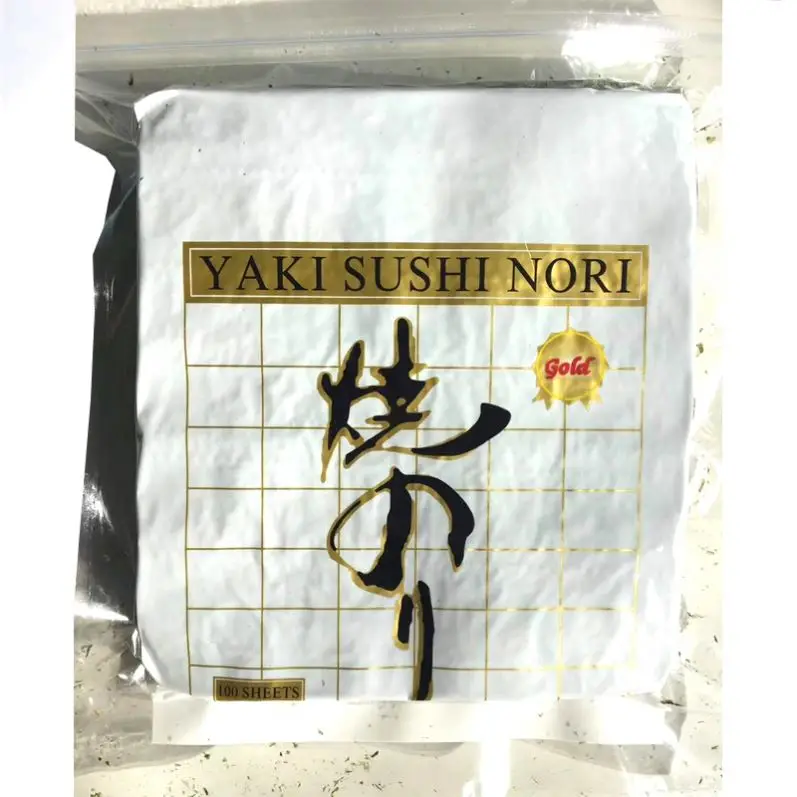 Наполовину вырезанные суши yaki, класс A/B/C/D, Сухие Водоросли из водорослей