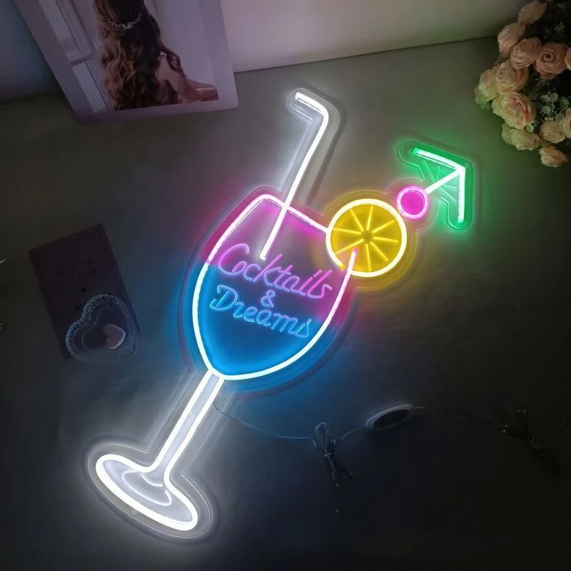 Led Wall Washer Light Large Acrylic Aquarium Christmas Decoration Supplies Beads Letter