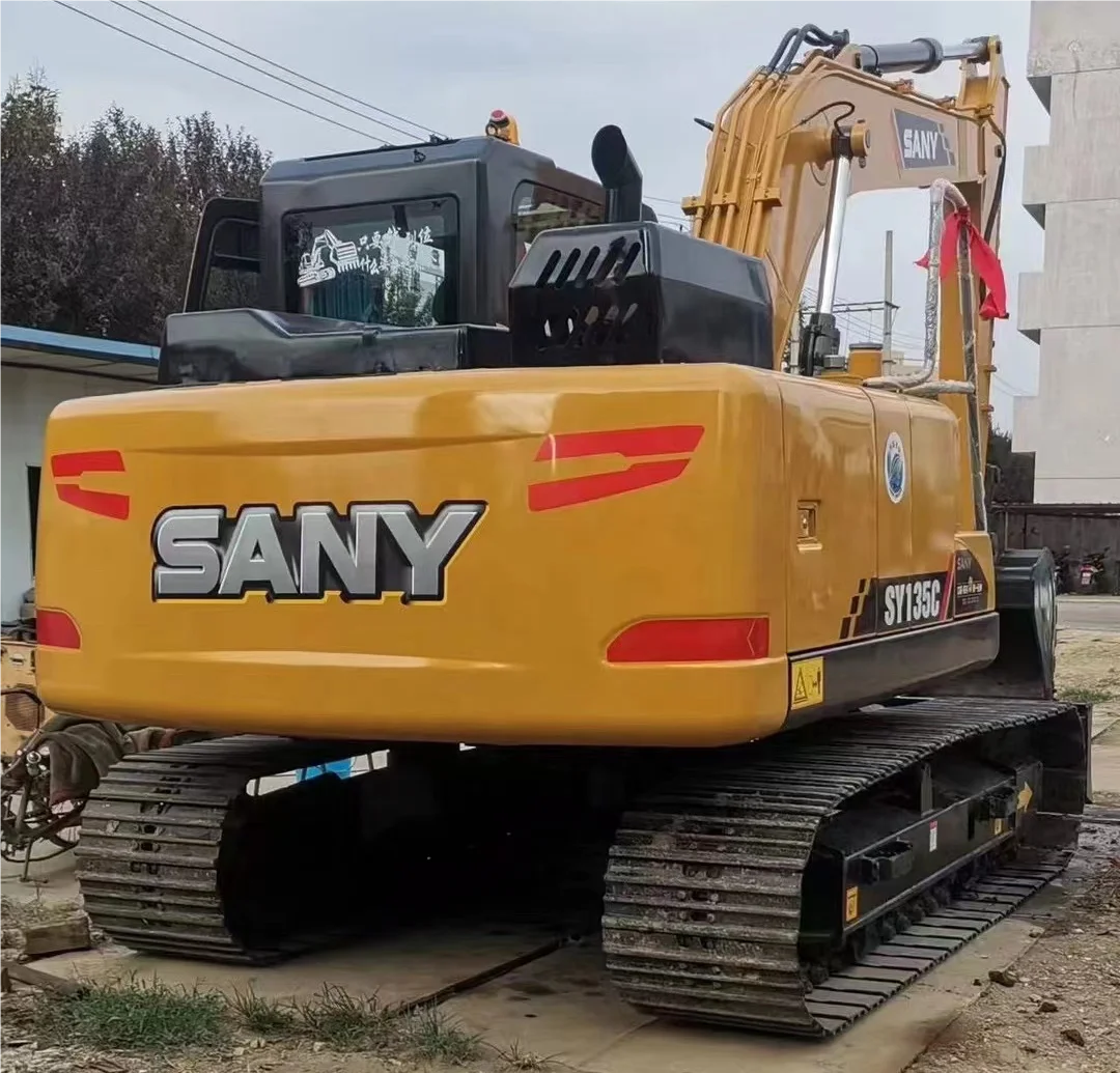 90% New Used SANY SY135C-10 Excavators Chinese Second Hand Excavator Engineering Construction Machinery With Best Price