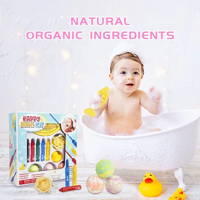 Akiaco kids baby washable bath art colors box crayon set