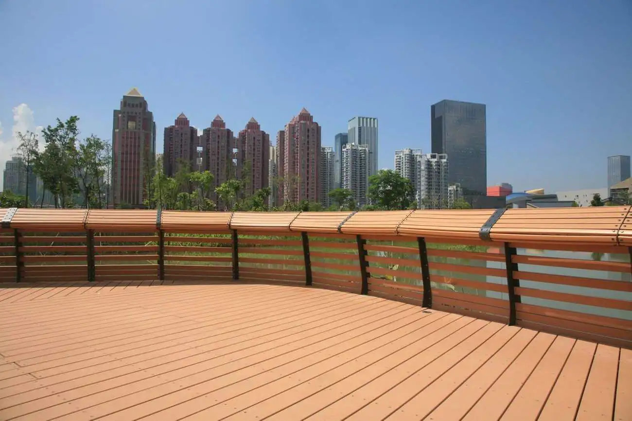 Outdoor WPC Composite Flooring Board Panel from China