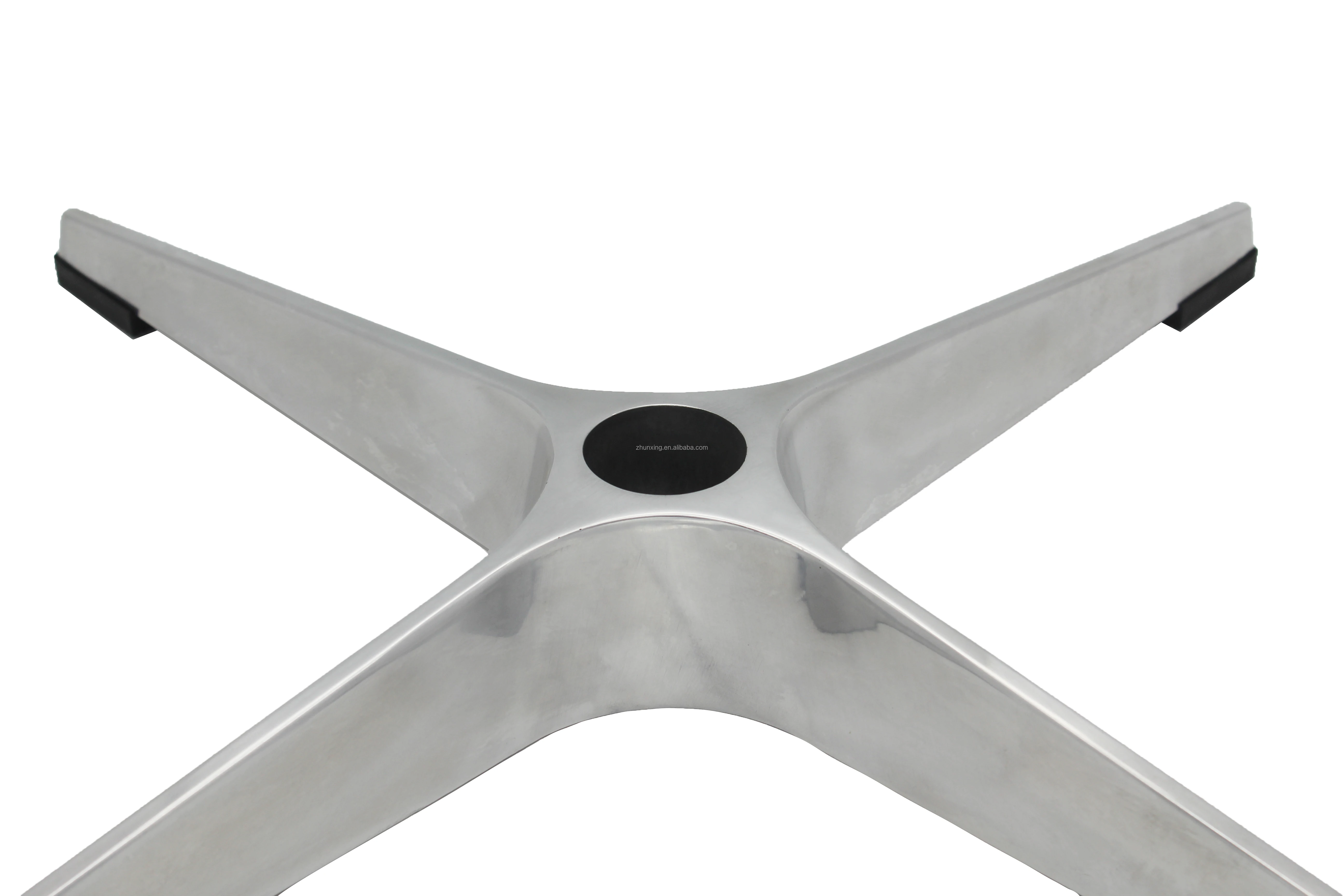 Base Aluminum Furniture Sofa Table/Desk Chair Metal Coffee/Dining  Crisscross Bases