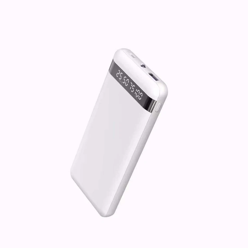 Hot Selling 10000mAh Slim Power Bank With 4 Built-In Cables 4 Output and Lamps Powerbank