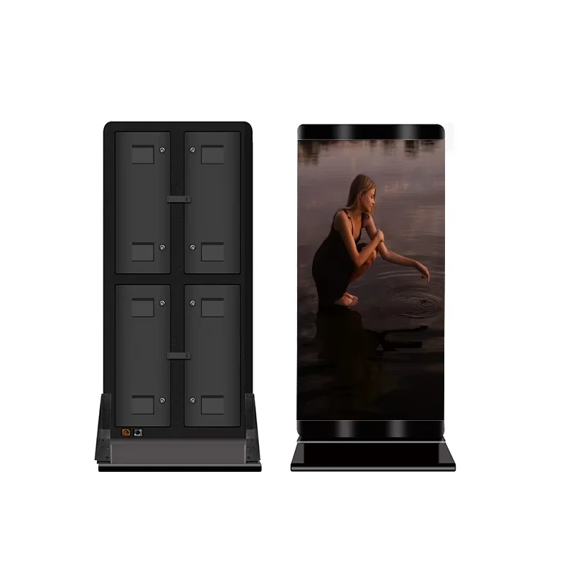 55 65 Inch P2.5 P3 P3.91mm Kiosk Lcd Totem Display Touch Screen Floor Standing Digital Signage Advertising Display