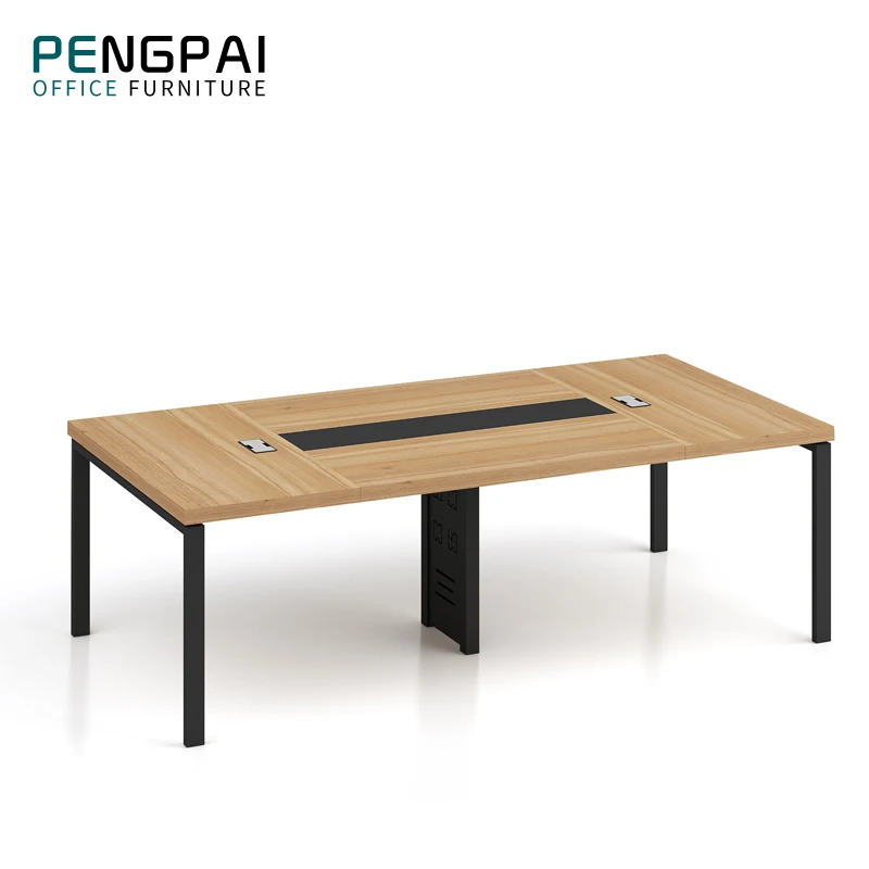 PENGPAI Modular Conference Room Table Furniture 5 Legs Modern Consultation Desk in Mdf Wood