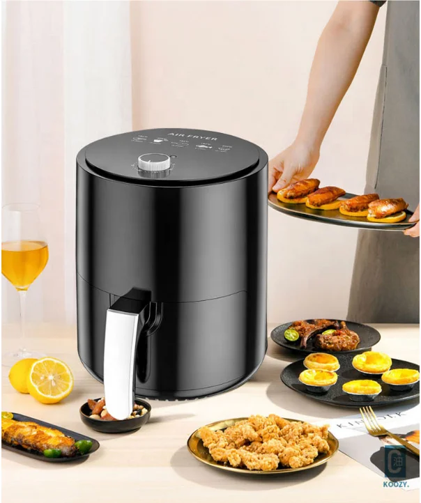 Mini Vacuum Fryer 2.8/3.2L 1200W Kitchen Appliance Manual Control Less Fat More Healthy Easy Clean Electric Hot Air fryer Oven