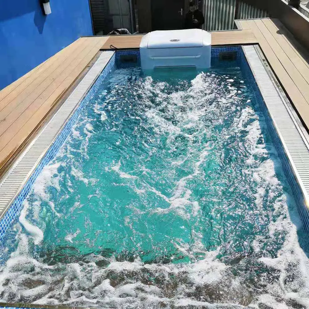 Counter current jet swim Endless Pool Swimming machine Water and electricity separation