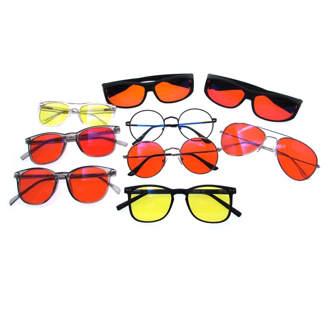 blue light blocking light protective computer eyewear for better sleep