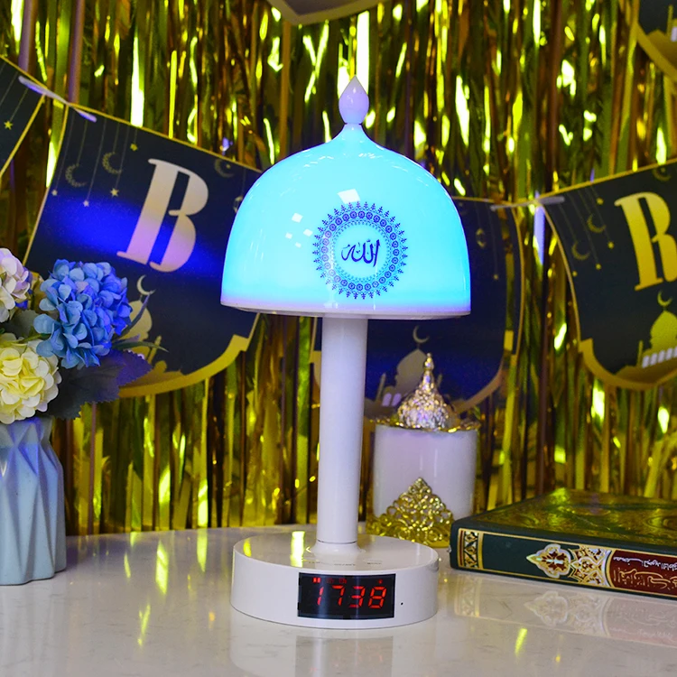 Муслиновый электронный Коран sq999 oem, динамик для женщин, Сенсорная лампа, ночные часы с дистанционным управлением, мусульманский usb Коран, динамик