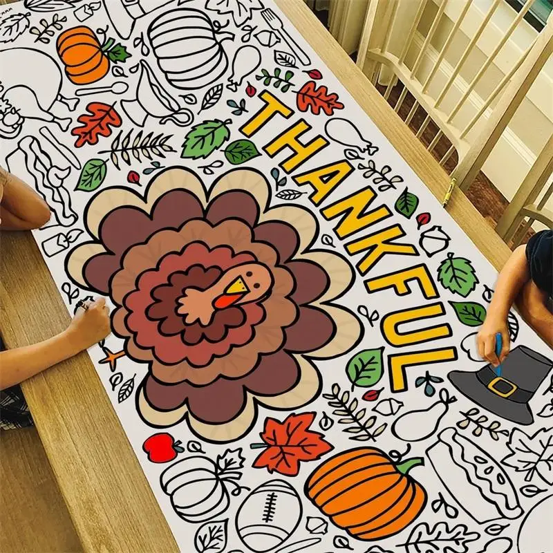 Popular 30*300cm Cartoon Graffiti Scroll Children Art Drawing Roll Paper for Kids