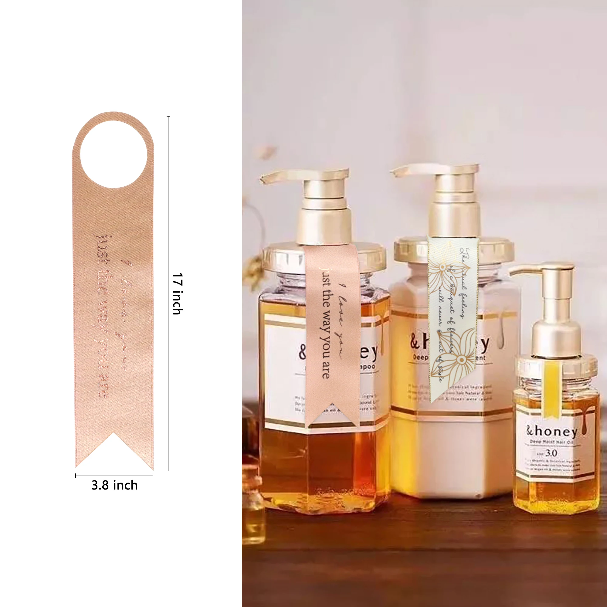 Midi Factory OEM High Quality Custom Logo Print Shower Gel Decorate Cut Ribbon for Daily Necessities Cosmetic