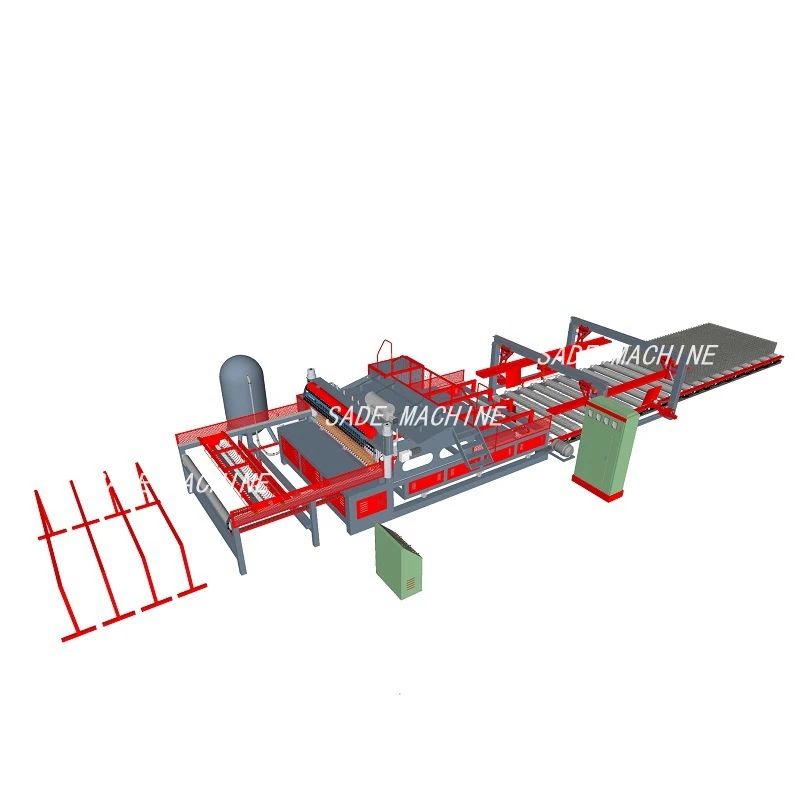 SADE Automatic mechanical welding Wire mesh Machine Make  high security anti-climb fence