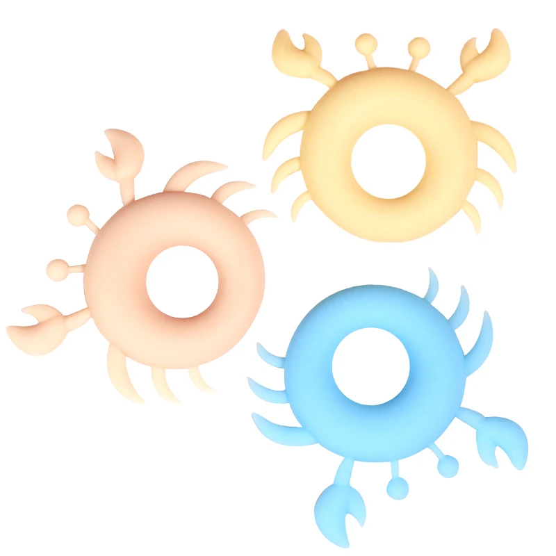 Crab-Shaped Multifunctional Silicone Ring Male and Female Adult Sex Product Delayed Ejaculation Penis Ring