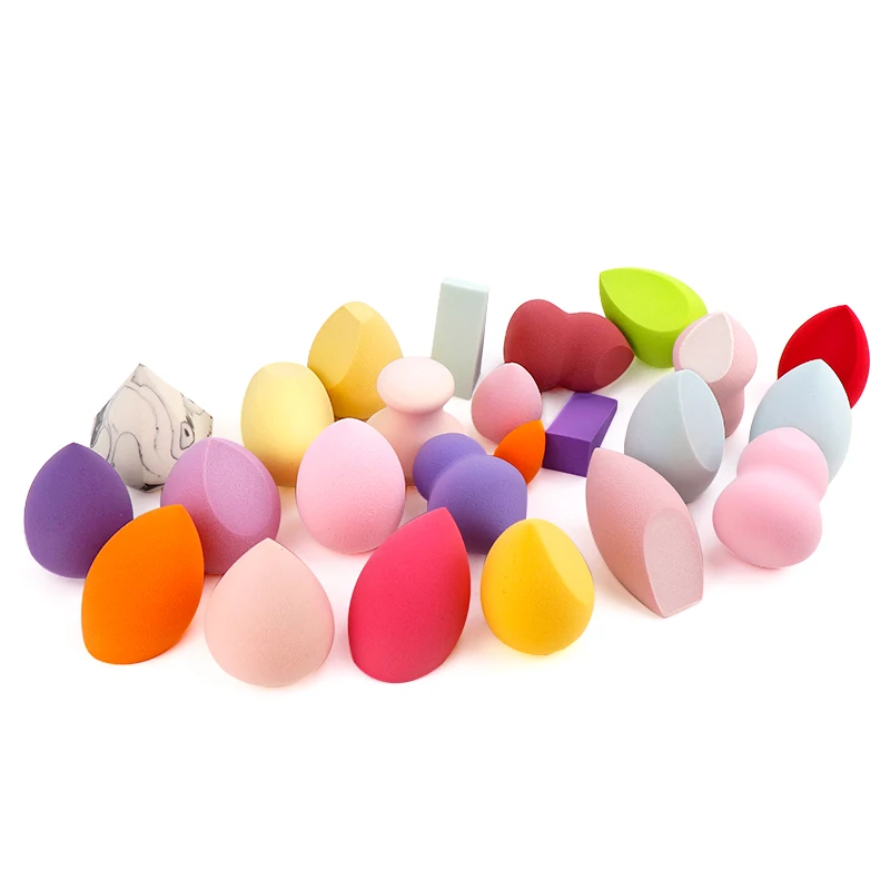 Спонж для макияжа для растушевки жидких тонов и кремов, разные цвета