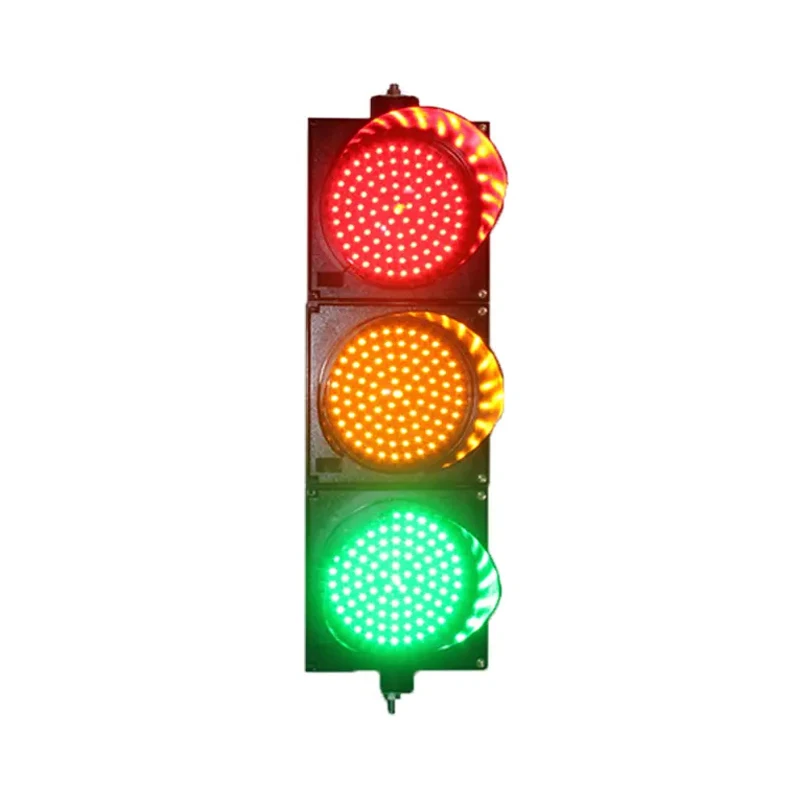 Intelligent Semaforo Veicolar 200mm 300mm 400mm Multi Color Led Traffic signal Light for Sale with Three Different Signals