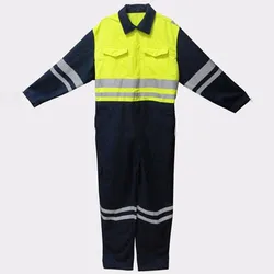 EN20471 High Visibility Safety Work Clothes Resistant coverall with FR reflective tapes
