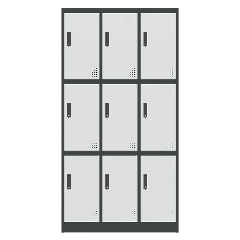Factory swimming pool gym metal locker 6/9/12/18 door staff steel locker for office worshop school changing room storage locker