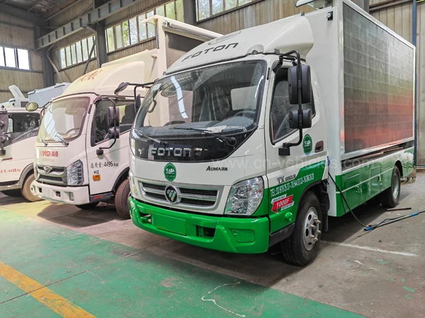 Мобильный наружный светодиодный экран для грузовика Foton Aumark