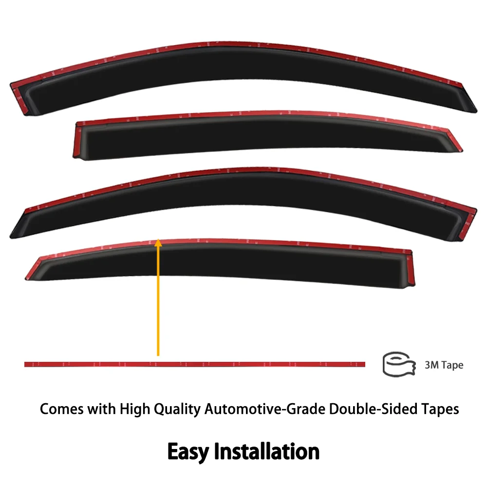 For TOYOTA HARRIER 2014-2020 XU60 Side Wind Guard Deflector Visor Other Exterior Accessories Car Channel Window Vent Visor