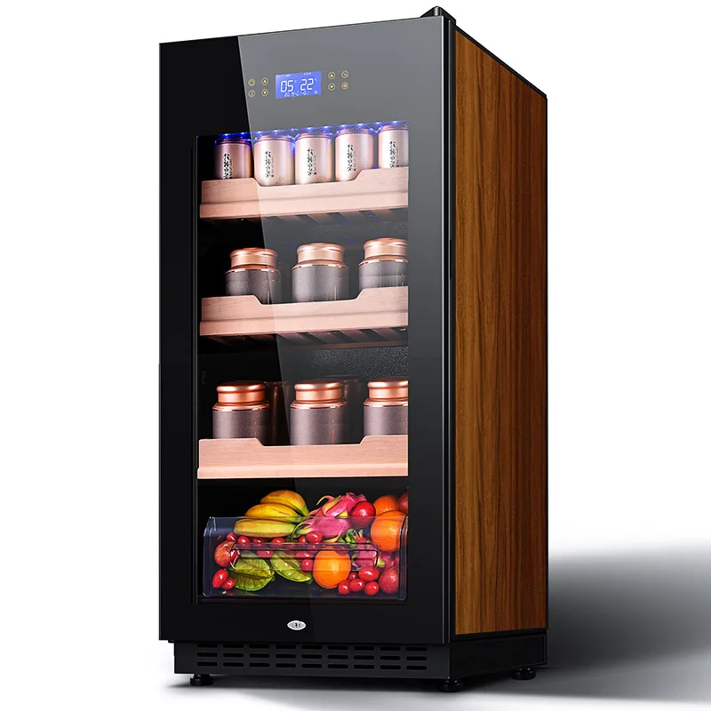 Compressor Thermostat Red Wine Refrigerator Small Built-In Wine Cooler For Household