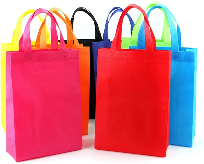 Non-woven Reusable Tote Bags Heavy Duty Polypropylene Gift Tote Book Non Woven Bag