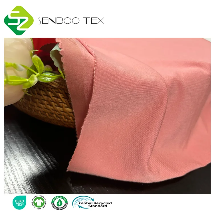 Best Quality Oeko Tex Bamboo Fabric Spandex Dyed Pattern Sleepwear Shirts Underwear Bedding Suits Diapers Activewear Accessories