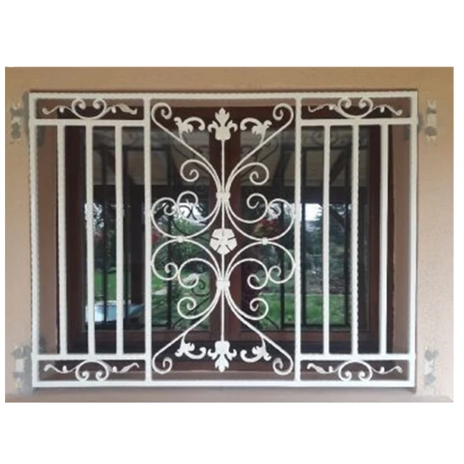 Luxury Elegant Window  Hand Forged Window Wrought Iron Windows