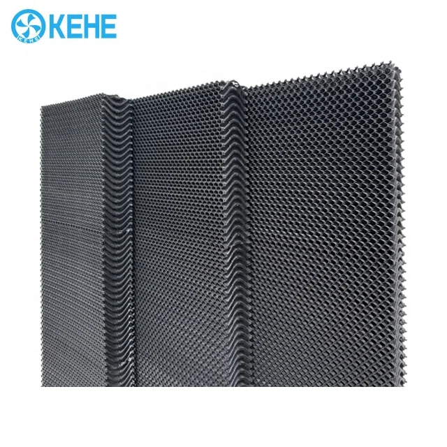 New type pp black water curtain evaporative plastic cooling pad system for poultry house greenhouse air cooling
