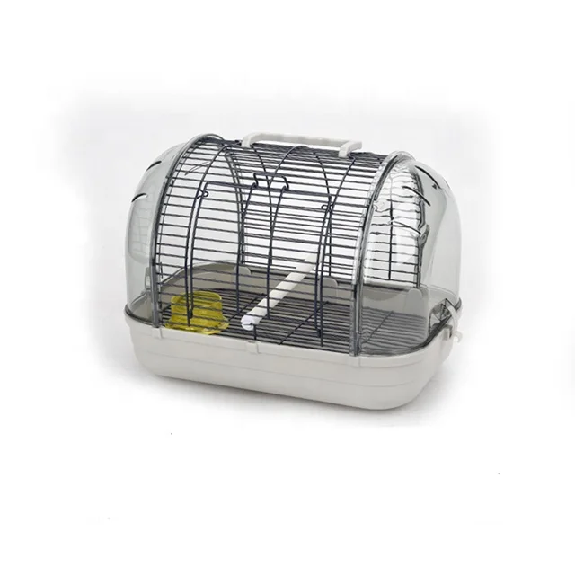 Small Portable breathable metal pet supplies bird cages transparent parrot birds cage