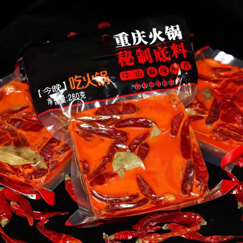 Factory Wholesale 280g Hot Pot Authentic Sichuan Chengdu Spicy Hot Pot Good Butter Soup Base