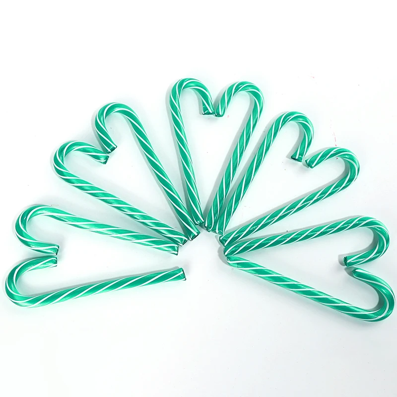 Wholesale Custom high quality Red & White Christmas Peppermint Candy Canes Xmas candy cane