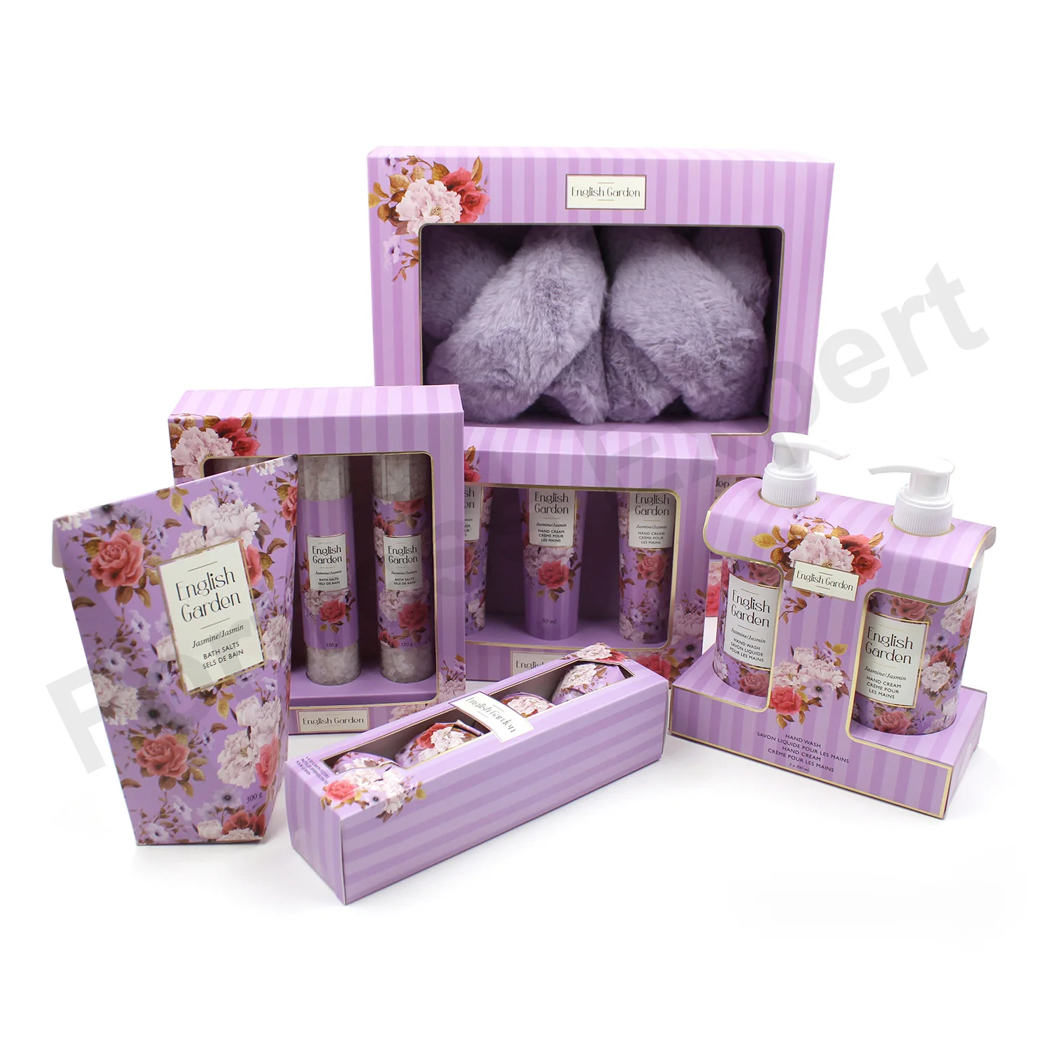 Wholesaler OEM Private Label Hot Slippers and Bath Gift Sets Foot Care Hand Cream Holiday Gift Sets Bath Care Sets