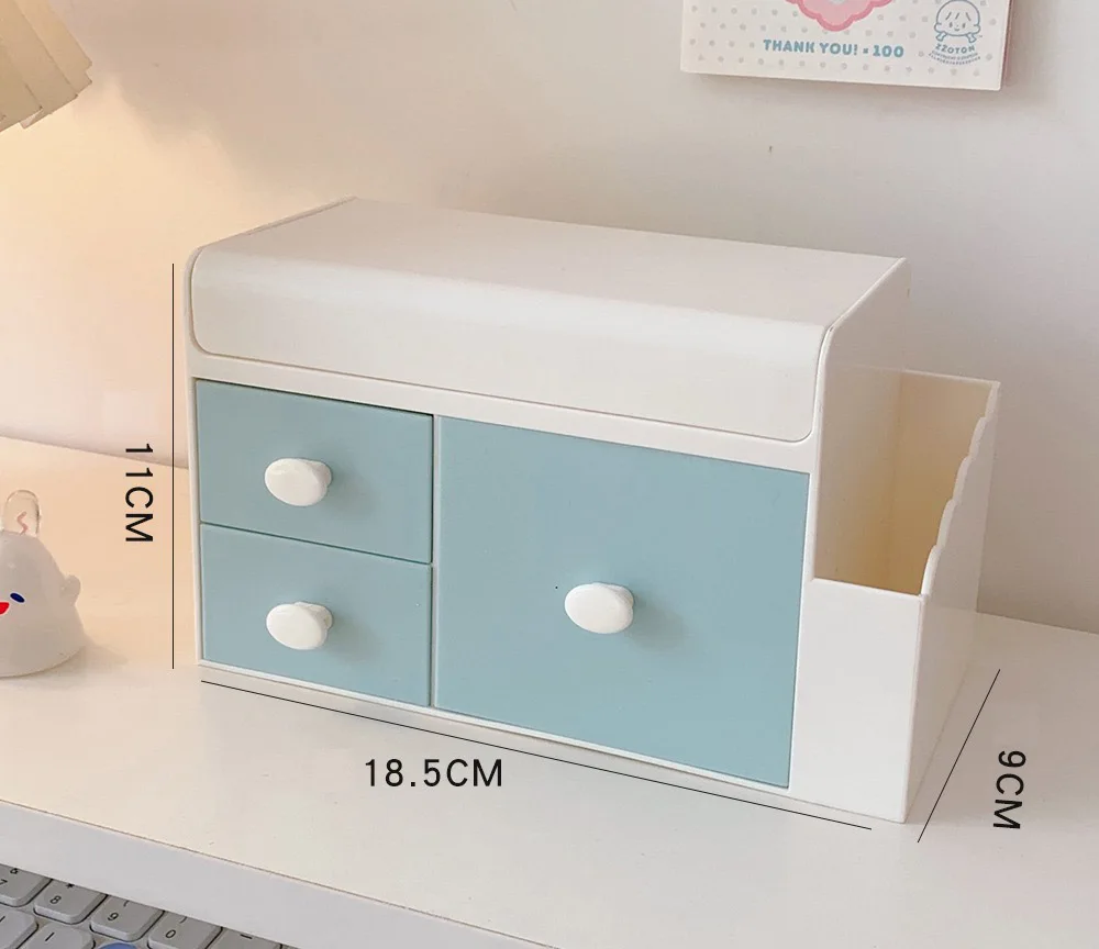 Creative Lovely Drawer Style Stationery Storage Box for Auto Insurance & Education for Make-Up Table & Thanksgiving Celebrations