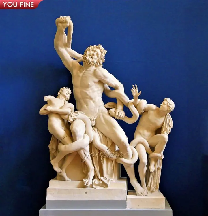 Life Size Apollo Nude Marble Statue