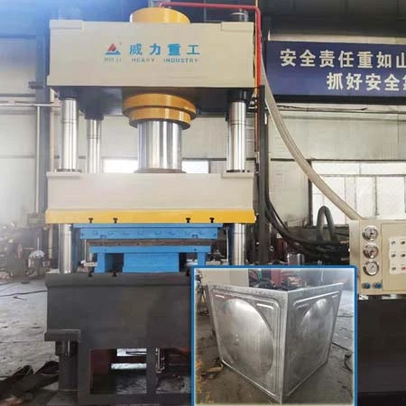 Automatic  400 Tons Hydraulic Stainless Steel Water Tank Making Press Machine