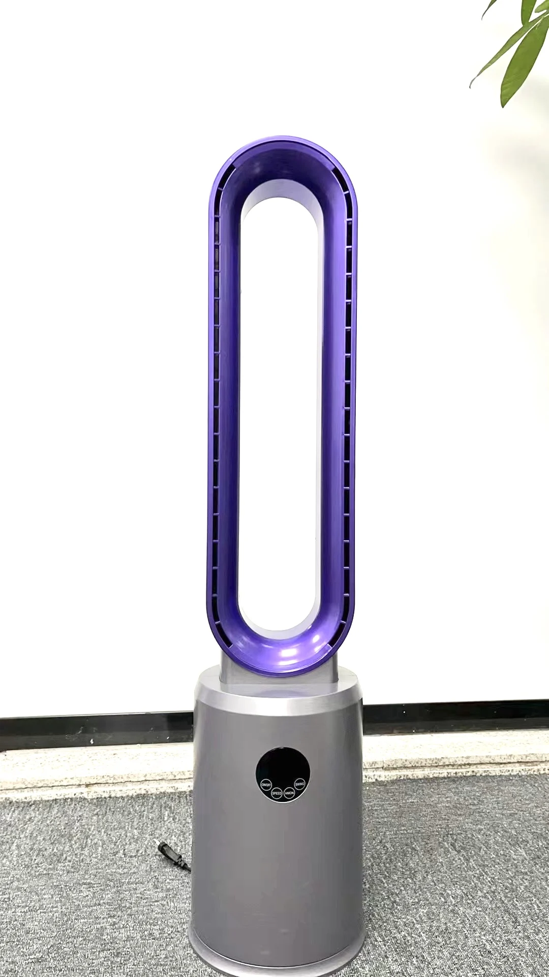 Household Lownoise Leafless Purification Fan Bladeless Fan with TUYA