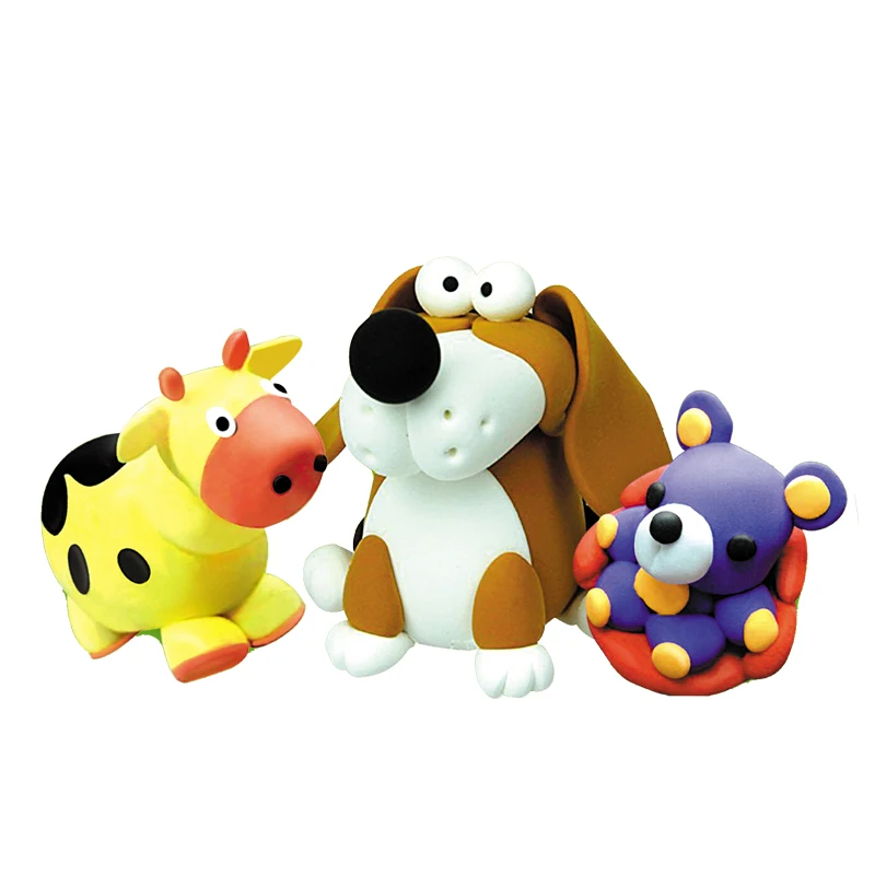 DIY Handmade Toys air dry playdough polymer mini colored clay set toy for kids