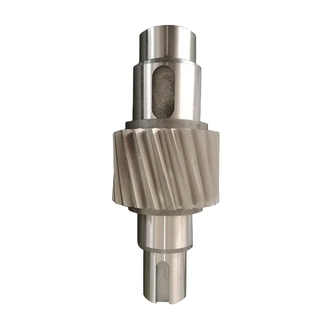 Precision Grade ISO 7 Alloy Steel Helical Gear Shaft