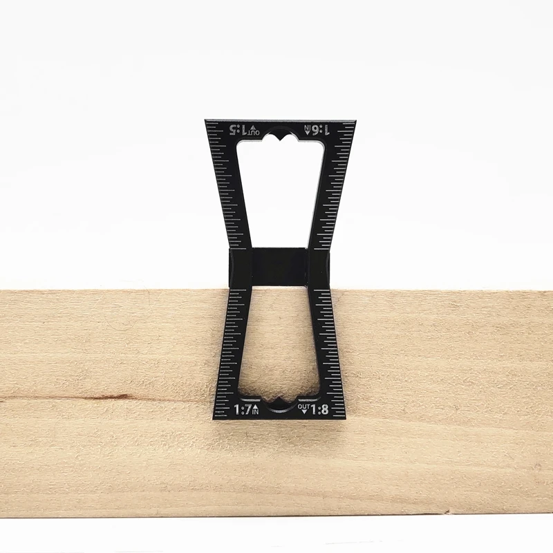 Aluminum Alloy Joints Gauge Dovetail Marker Guide Tool For Woodworking